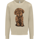Dogs Cute Labradoodle Puppy Mens Sweatshirt Jumper Sand
