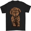Dogs Cute Labradoodle Puppy Mens T-Shirt Cotton Gildan Black
