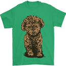 Dogs Cute Labradoodle Puppy Mens T-Shirt Cotton Gildan Irish Green