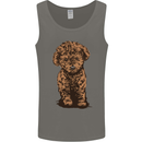 Dogs Cute Labradoodle Puppy Mens Vest Tank Top Charcoal