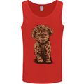 Dogs Cute Labradoodle Puppy Mens Vest Tank Top Red