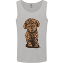 Dogs Cute Labradoodle Puppy Mens Vest Tank Top Sports Grey
