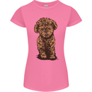 Dogs Cute Labradoodle Puppy Womens Petite Cut T-Shirt Azalea