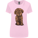 Dogs Cute Labradoodle Puppy Womens Wider Cut T-Shirt Light Pink