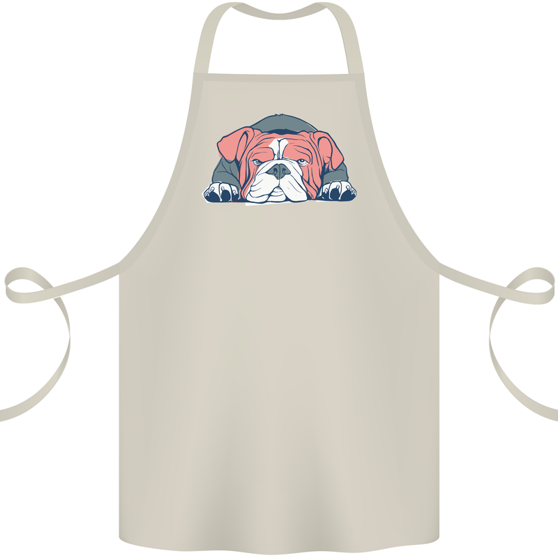 Dogs English Bulldog Cotton Apron 100% Organic Natural