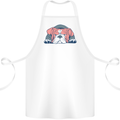Dogs English Bulldog Cotton Apron 100% Organic White