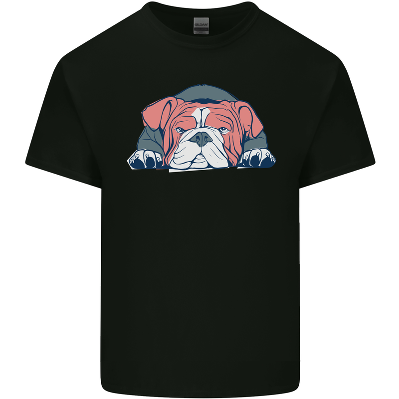 Dogs English Bulldog Kids T-Shirt Childrens Black