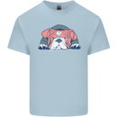 Dogs English Bulldog Kids T-Shirt Childrens Light Blue
