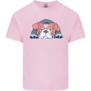 Dogs English Bulldog Kids T-Shirt Childrens Light Pink