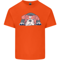 Dogs English Bulldog Kids T-Shirt Childrens Orange