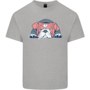 Dogs English Bulldog Kids T-Shirt Childrens Sports Grey