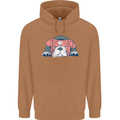 Dogs English Bulldog Mens 80% Cotton Hoodie Caramel Latte