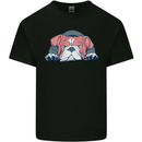 Dogs English Bulldog Mens Cotton T-Shirt Tee Top Black