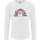 Dogs English Bulldog Mens Long Sleeve T-Shirt White