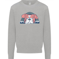 Dogs English Bulldog Mens Sweatshirt Jumper Sports Grey