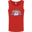 Dogs English Bulldog Mens Vest Tank Top Red