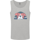 Dogs English Bulldog Mens Vest Tank Top Sports Grey