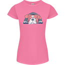 Dogs English Bulldog Womens Petite Cut T-Shirt Azalea