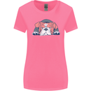 Dogs English Bulldog Womens Wider Cut T-Shirt Azalea