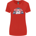 Dogs English Bulldog Womens Wider Cut T-Shirt Red
