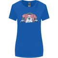Dogs English Bulldog Womens Wider Cut T-Shirt Royal Blue