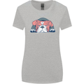 Dogs English Bulldog Womens Wider Cut T-Shirt Sports Grey