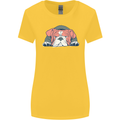 Dogs English Bulldog Womens Wider Cut T-Shirt Yellow
