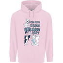Dogs Have Owners Cats Have Staff Funny Childrens Kids Hoodie Light Pink