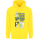 Dogs Have Owners Cats Have Staff Funny Childrens Kids Hoodie Yellow