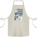 Dogs Have Owners Cats Have Staff Funny Cotton Apron 100% Organic Natural