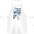 Dogs Have Owners Cats Have Staff Funny Cotton Apron 100% Organic White
