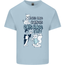 Dogs Have Owners Cats Have Staff Funny Kids T-Shirt Childrens Light Blue