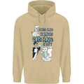 Dogs Have Owners Cats Have Staff Funny Mens 80% Cotton Hoodie Sand