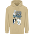 Dogs Have Owners Cats Have Staff Funny Mens 80% Cotton Hoodie Sand
