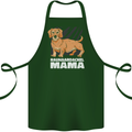 Dogs Rauhaardackel Mama Cotton Apron 100% Organic Forest Green