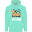 Dogs Rauhaardackel Mama Mens 80% Cotton Hoodie Peppermint