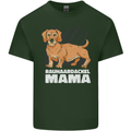 Dogs Rauhaardackel Mama Mens Cotton T-Shirt Tee Top Forest Green