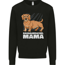 Dogs Rauhaardackel Mama Mens Sweatshirt Jumper Black