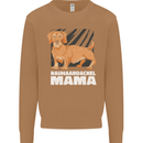 Dogs Rauhaardackel Mama Mens Sweatshirt Jumper Caramel Latte