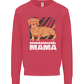 Dogs Rauhaardackel Mama Mens Sweatshirt Jumper Heliconia