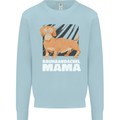 Dogs Rauhaardackel Mama Mens Sweatshirt Jumper Light Blue