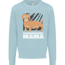 Dogs Rauhaardackel Mama Mens Sweatshirt Jumper Light Blue