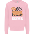 Dogs Rauhaardackel Mama Mens Sweatshirt Jumper Light Pink