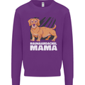 Dogs Rauhaardackel Mama Mens Sweatshirt Jumper Purple