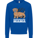 Dogs Rauhaardackel Mama Mens Sweatshirt Jumper Royal Blue