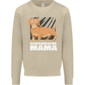 Dogs Rauhaardackel Mama Mens Sweatshirt Jumper Sand