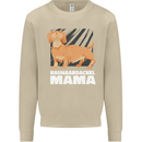 Dogs Rauhaardackel Mama Mens Sweatshirt Jumper Sand