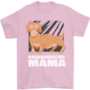 Dogs Rauhaardackel Mama Mens T-Shirt Cotton Gildan Light Pink