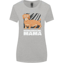 Dogs Rauhaardackel Mama Womens Wider Cut T-Shirt Sports Grey
