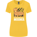 Dogs Rauhaardackel Mama Womens Wider Cut T-Shirt Yellow